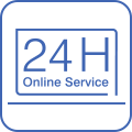 24-hour online service